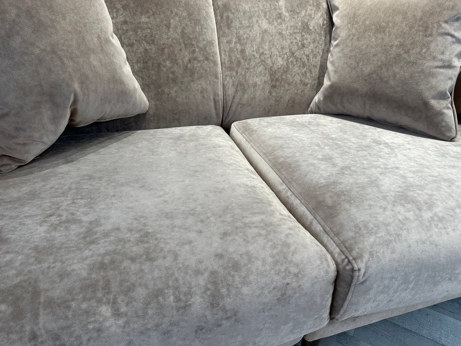 Pimlico 4 Seater Split - Fabric Sofa - Velvet Mink