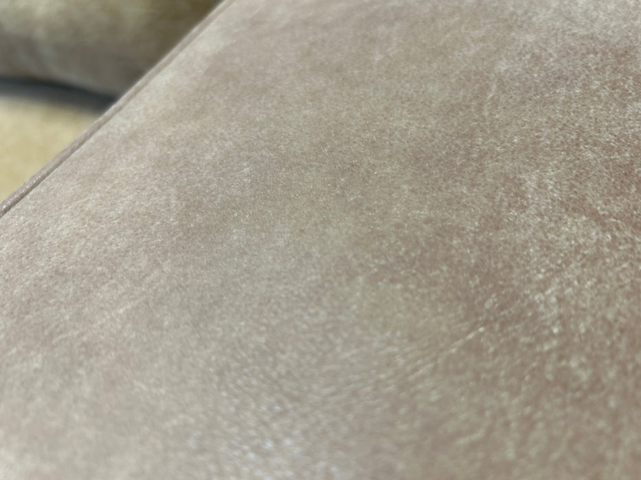 Artisan 2 Seat - Leather/Fabric Sofa - Tan/Natural Mix