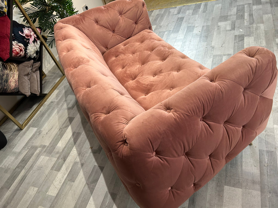 Alchemist 2 Seat - Fabric Sofa - Plush Rose