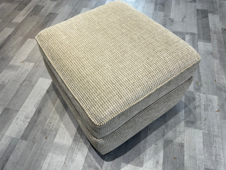 Nimbus Storage Footstool - Fabric - Padstow Stone