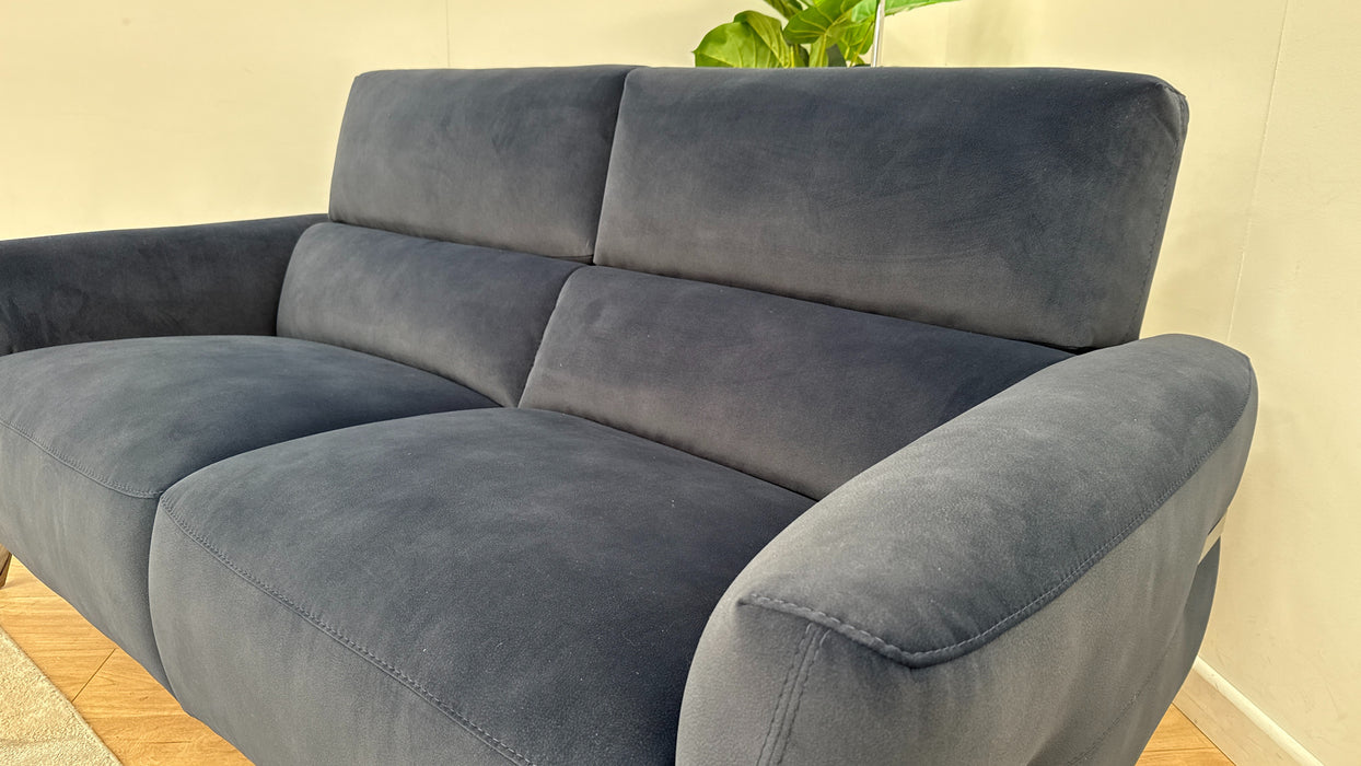 Sofology The Arlington 3 Seater Fabric Sofa in Lifestyle Mottled Navy Blue