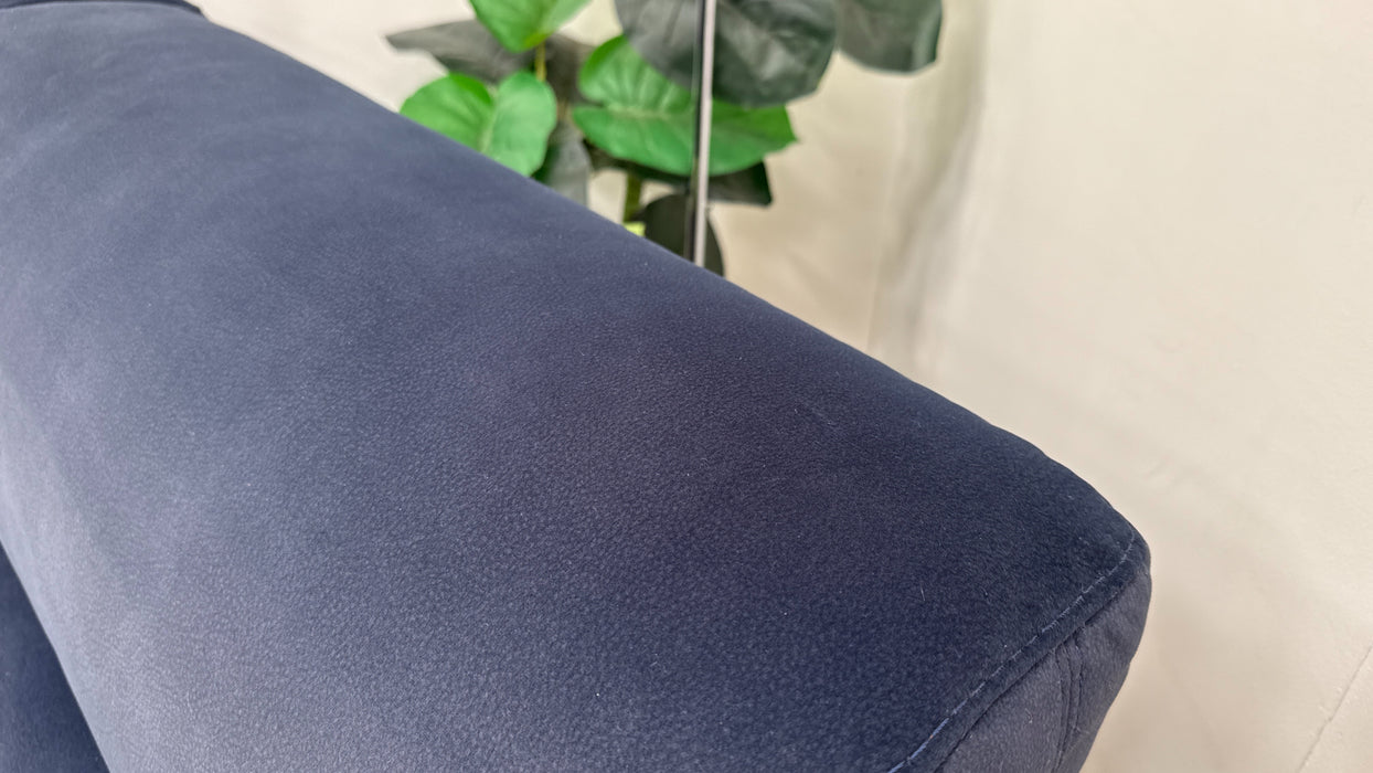 Sofology The Arlington 3 Seater Fabric Sofa in Lifestyle Mottled Navy Blue