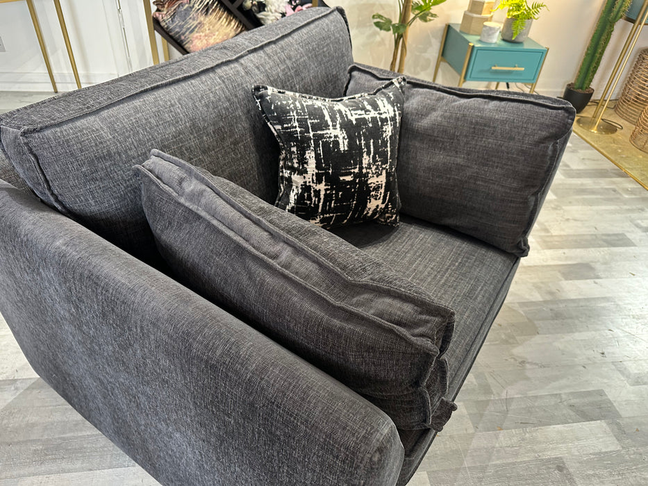 Richmond Loveseat Chair - Fabric - Artic Anthracite/Lotus Monochrome Mix (J27)