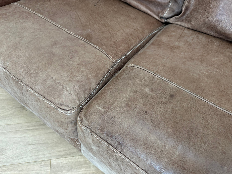 Galleria 3 Seater - Leather Sofa - Utah Tan