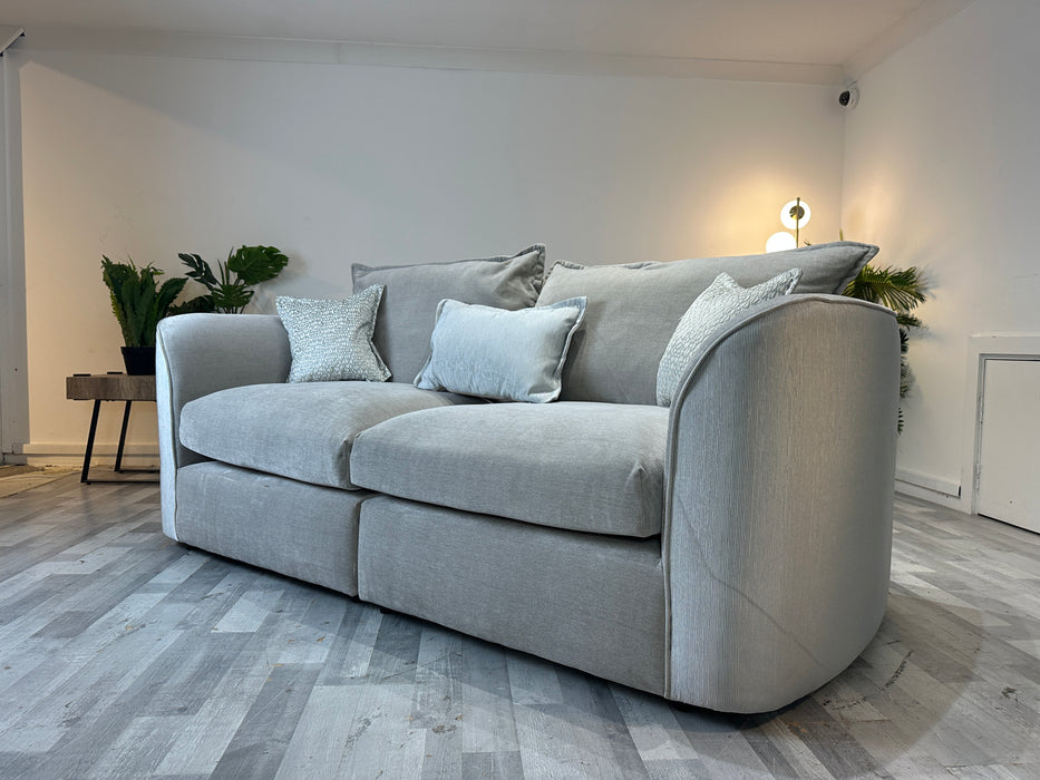 Como 3 Seater Split - Fabric - Villa Silver