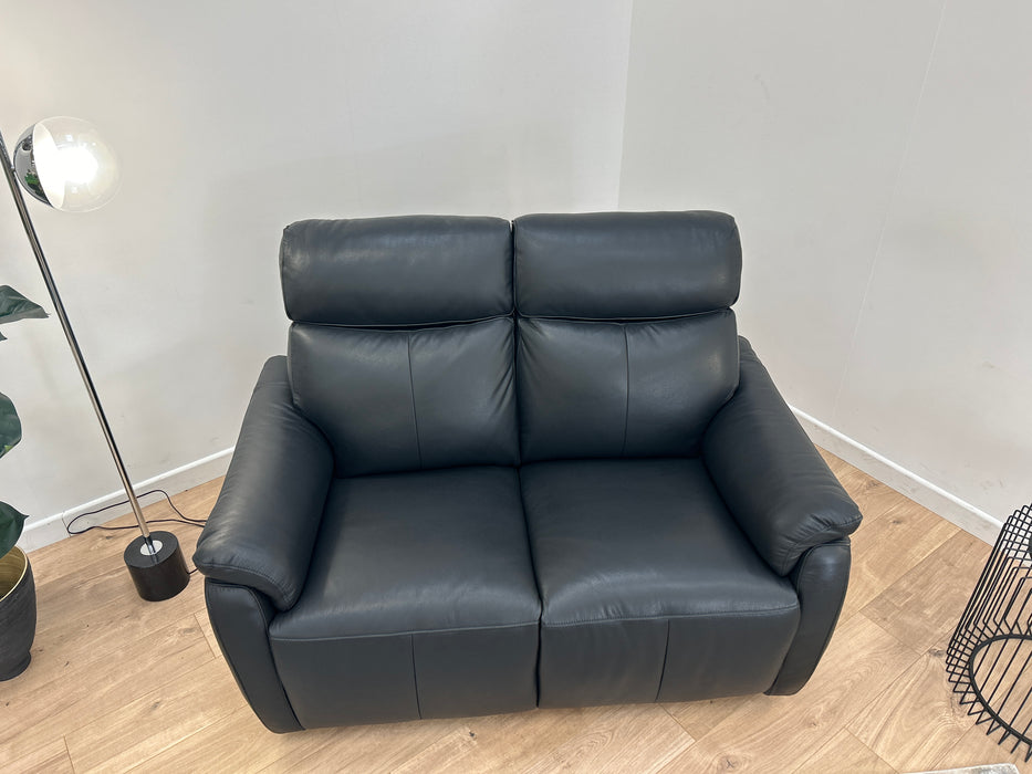 Parker 2 Seater - Jet Black - Manual Recliner