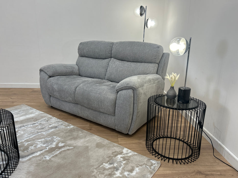 Radley 2 Seater - Fabric Sofa - Meo Silver Grey