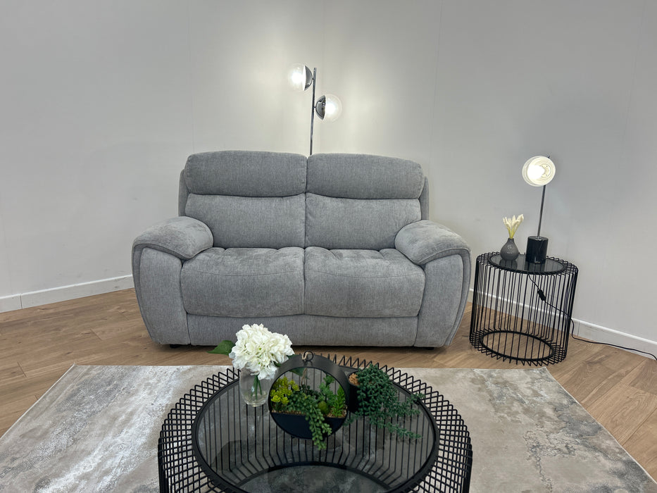 Radley 2 Seater - Fabric Sofa - Meo Silver Grey