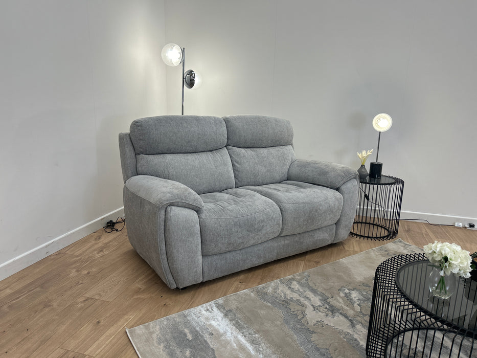 Radley 2 Seater - Fabric Sofa - Meo Silver Grey