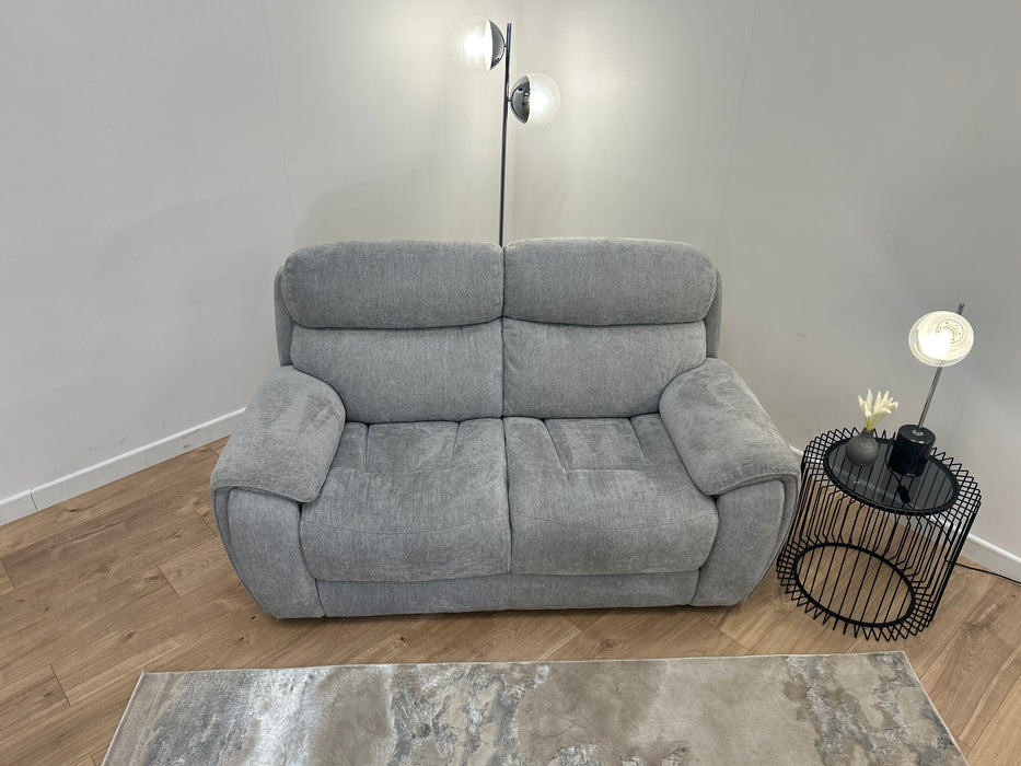 Radley 2 Seater - Fabric Sofa - Meo Silver Grey