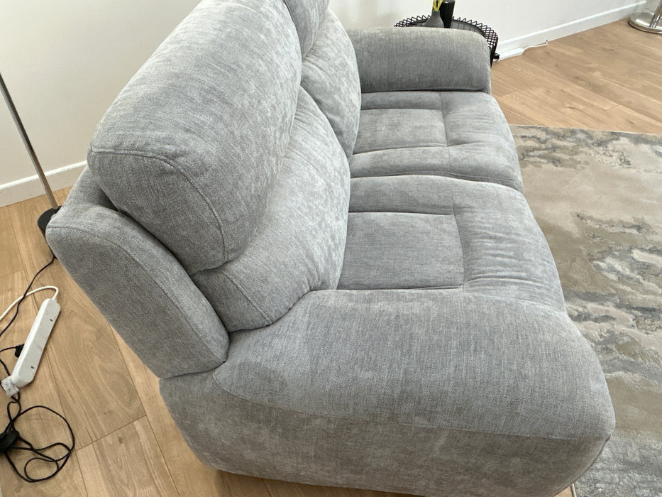 Radley 2 Seater - Fabric Sofa - Meo Silver Grey