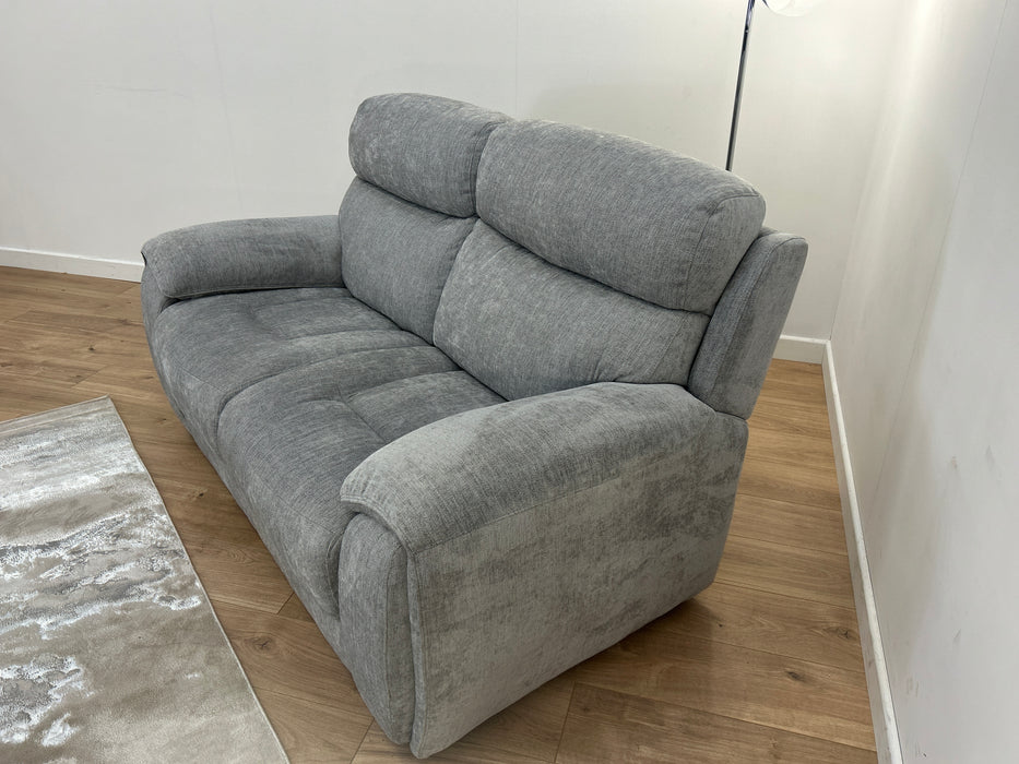 Radley 2 Seater - Fabric Sofa - Meo Silver Grey