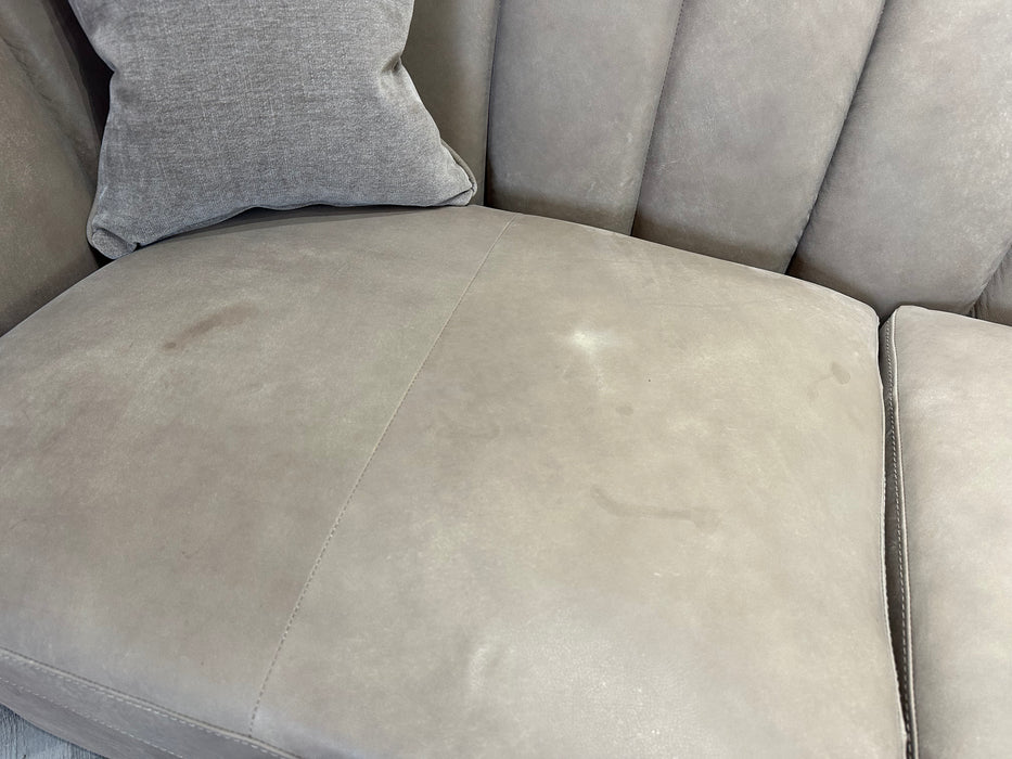 Downtown 3 Seater - Leather Character Leather Taupe Mix