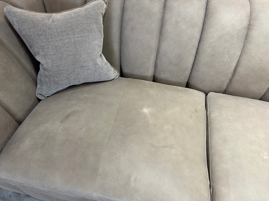 Downtown 3 Seater - Leather Character Leather Taupe Mix