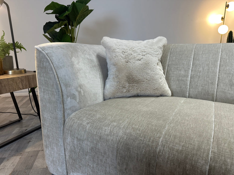 Fitzrovia Chair Loveseat - Luxury Chenille Linen Mix Without Trim