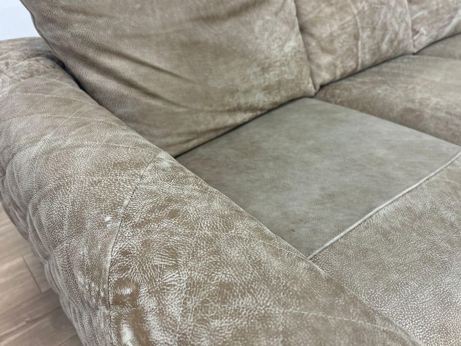 Mazzini 3 Corner 2 - Leather Sofa - Utah Blonde