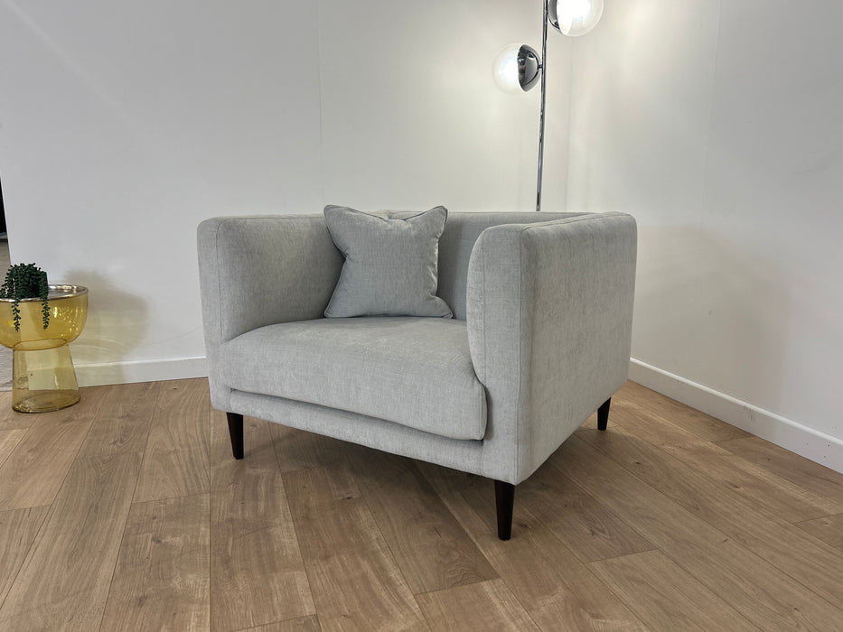 Pimlico 1 Seater - Fabric Sofa -  Artic Smoke