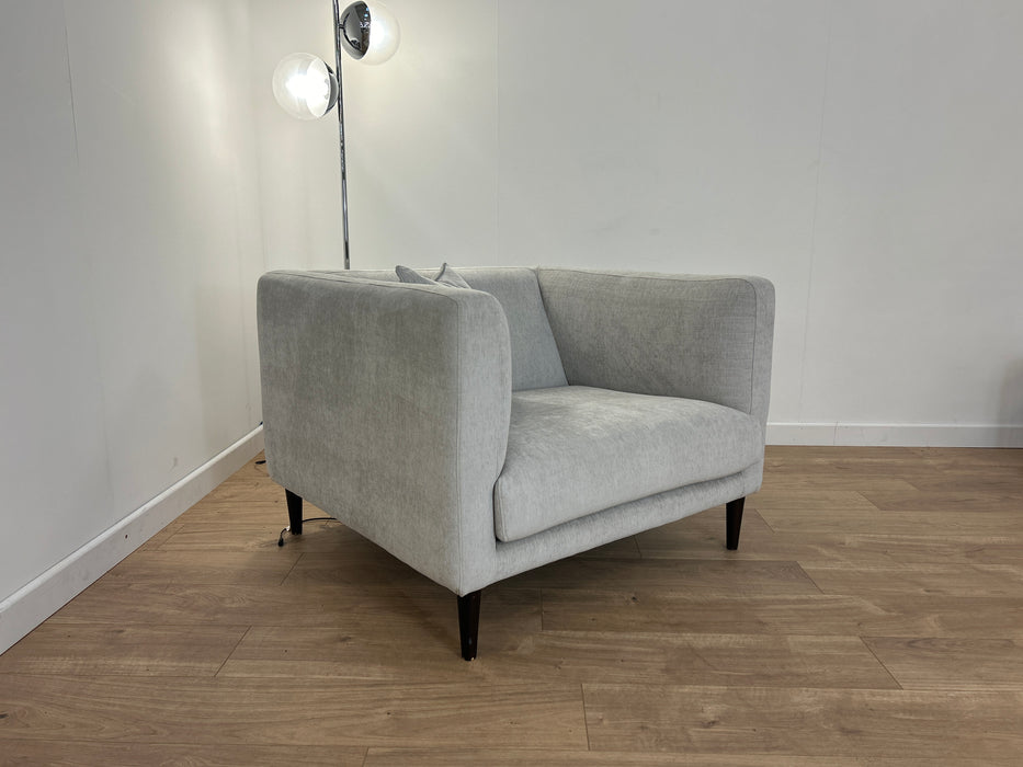 Pimlico 1 Seater - Fabric Sofa -  Artic Smoke