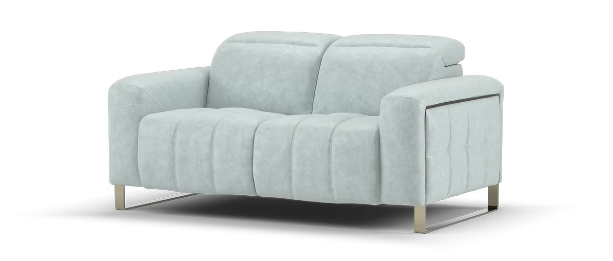 Sofology Marvella Fabric 2 Seater in Silver