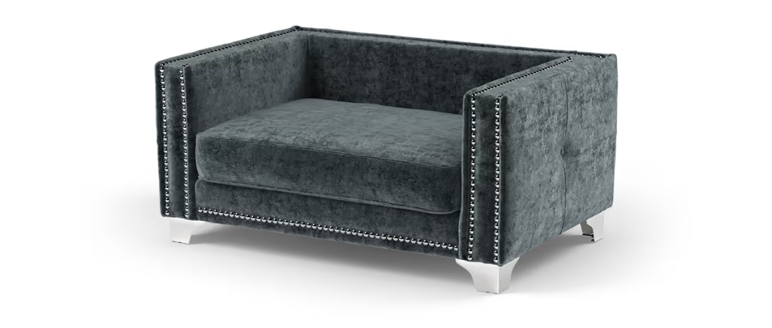 Sofology Midas Fabric Dog Sofa in Charcoal  All Over