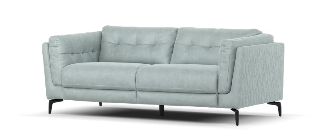 Sofology Muse Fabric 2.5 Seater in Silver
