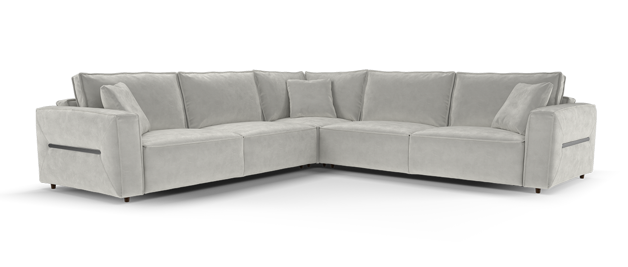 Sofology Palazzo Fabric 3 corner 3 in  Light Grey