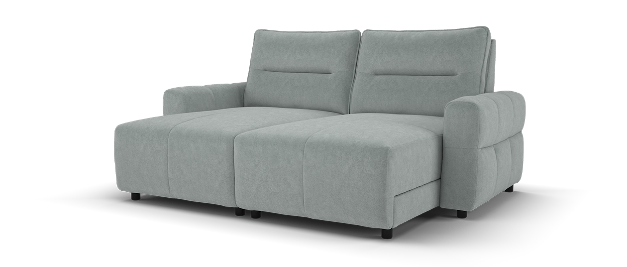 Sofology Sanctuary Fabric 3 Seater Power Chaise in  Seafoam