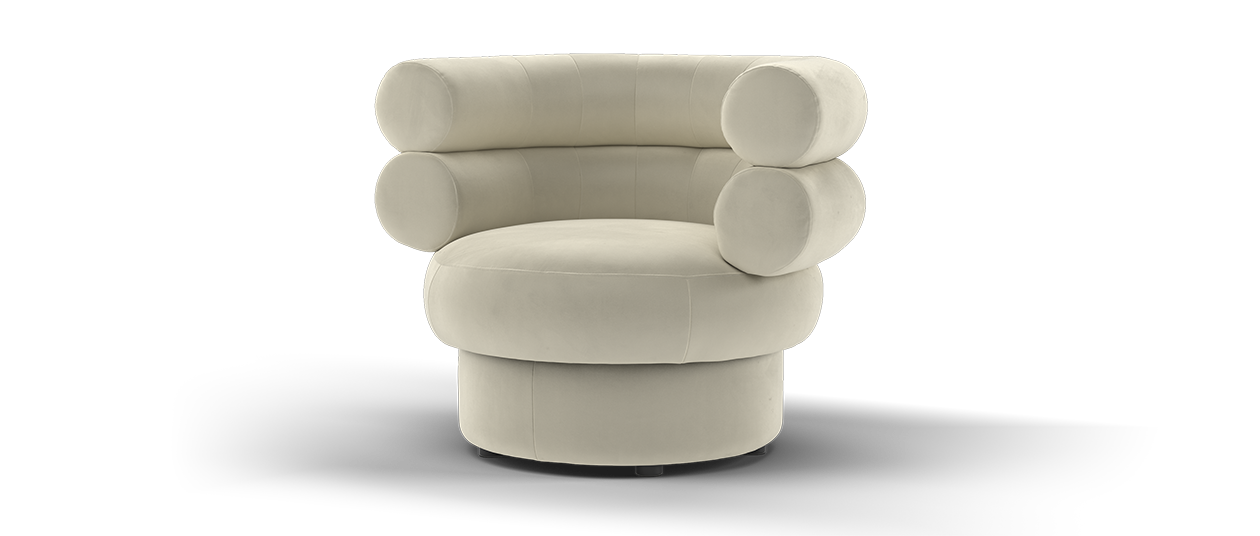 Sofology The Fitzrovia Fabric Accent Chair in Stone All Over