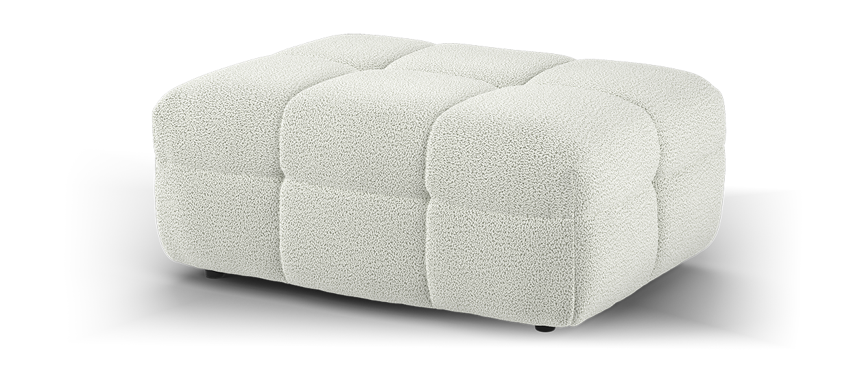 Sofology The Lunar Fabric Designer Footstool	in Moonstone