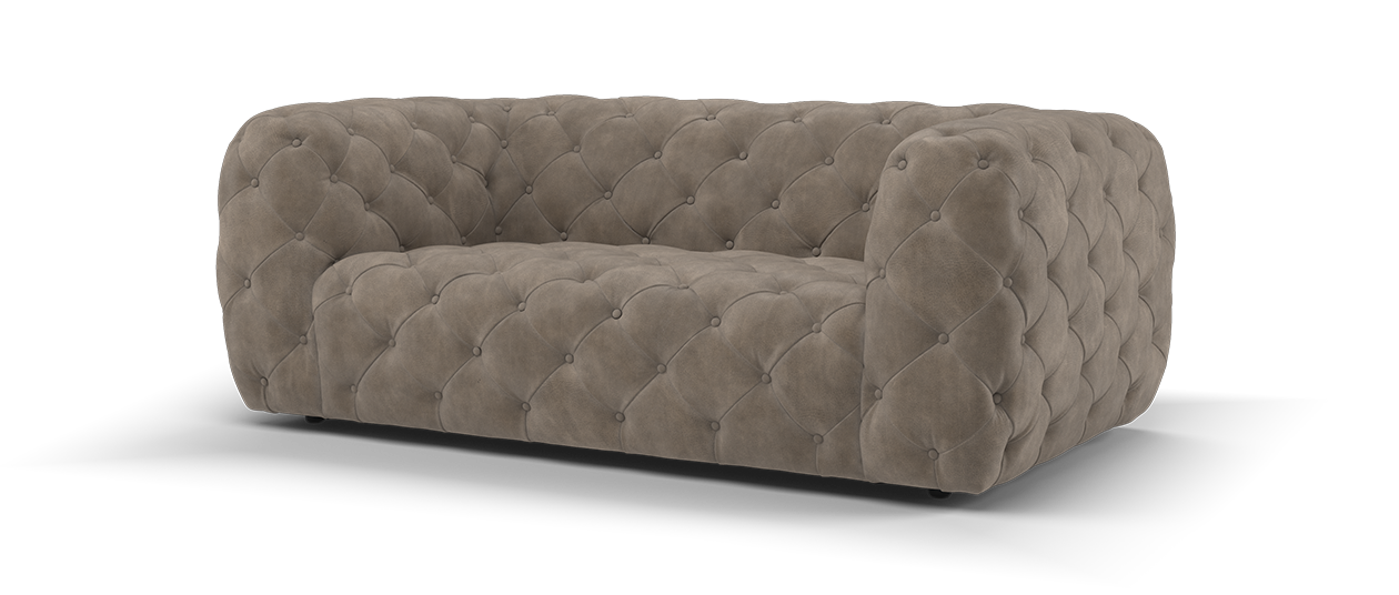 Sofology The Venezia Leather 2 Seater in Espresso
