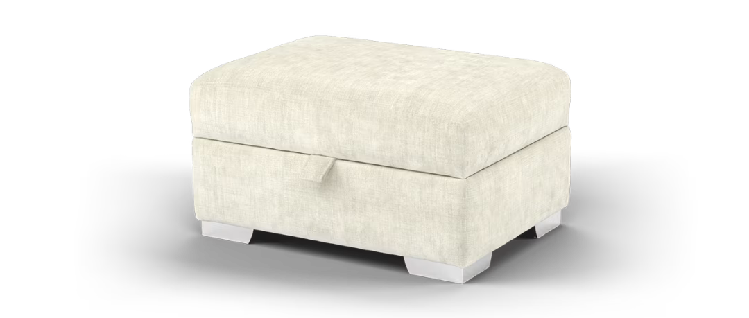Sofology The Valentina Fabric Storage Footstool in Mist All Over