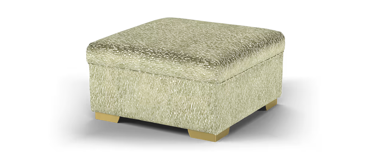 Sofology The Valentina Fabric Designer Footstool in Olive