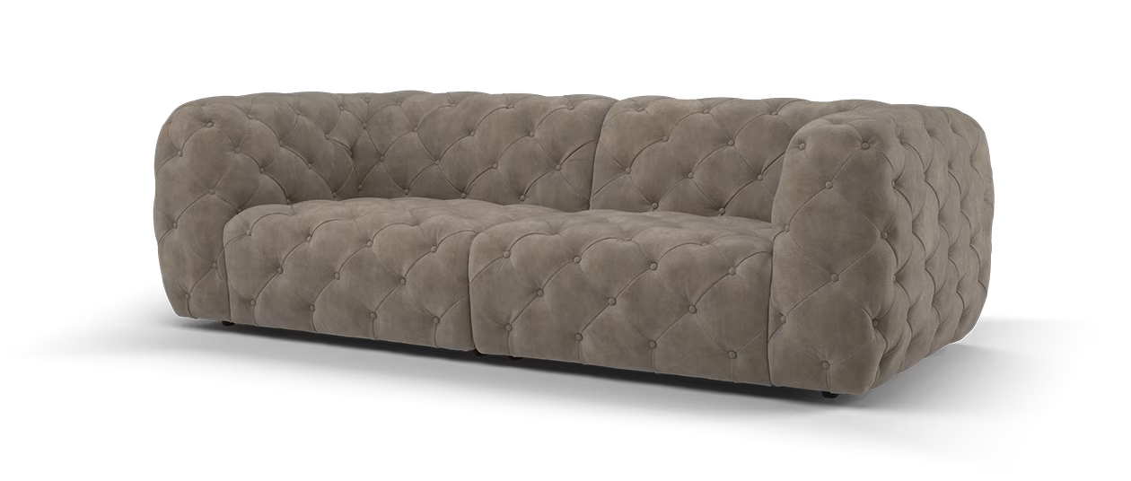 Sofology The Venezia Leather 3 Seater in Espresso