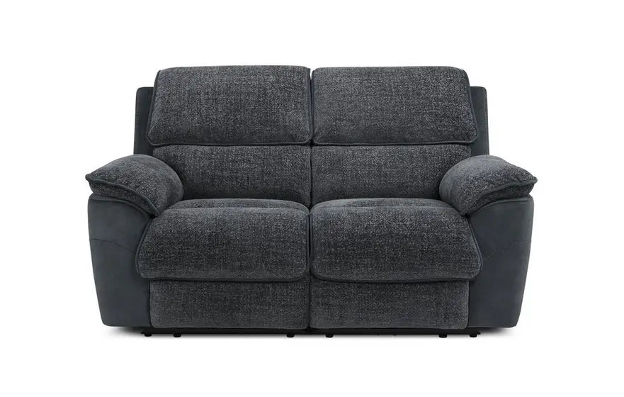Fontaine 2 Seater Power Recliner In Navy Combination