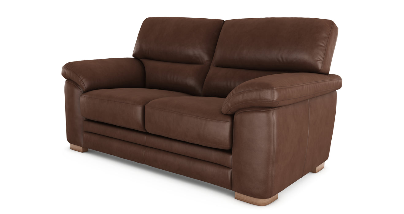 DFS Hawes 2 Seater Fabric Sofa in Chocolate