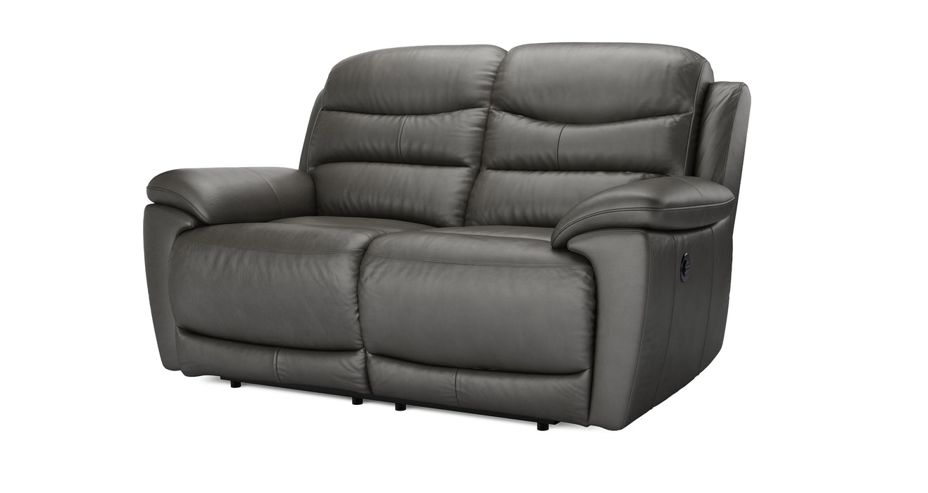 DFS Landos 2 Seater Power Recliner in Dark Grey