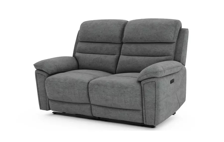 DFS Lawson 2 Seater Fabric Recliner in Grey