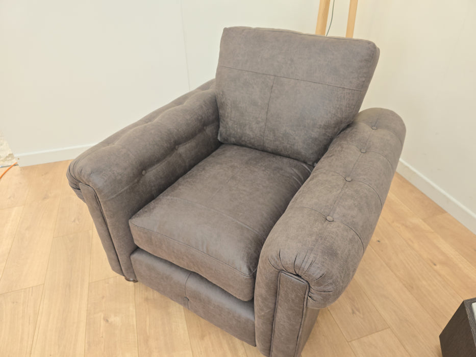 Hepworth Chair - Fabric- Grey Combination