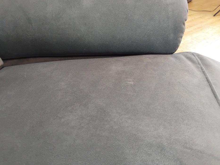 Sofology Ripley 2 Seater Power Recliner/Headrest with Heated Seat in Lifestyle Flecked Mineral Green