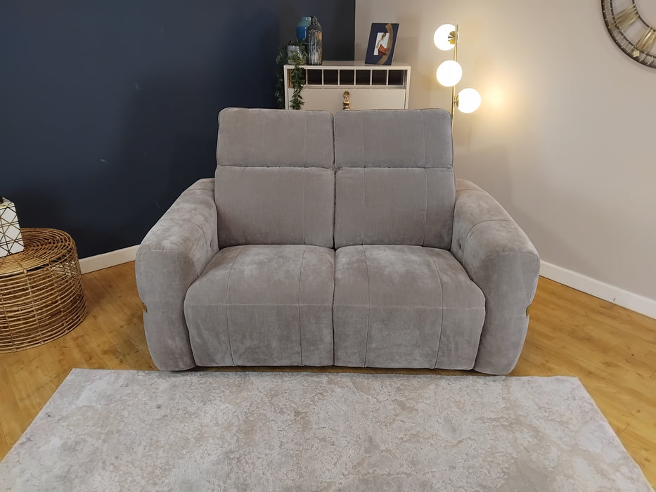 Sofology Lumiere Fabric 2 Seater in Relaxed Chenille Nutmeg