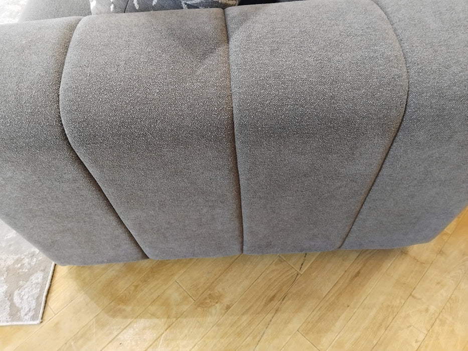 Sofology Soho Fabric 3 Seater in Micro Boucle Truffle/Truffle Mix