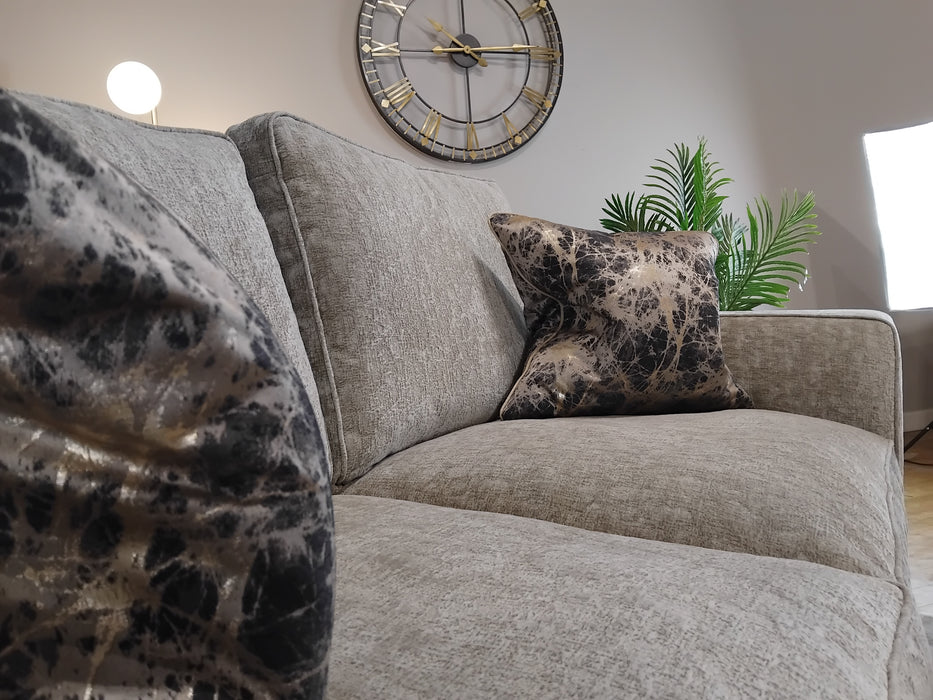 Sofology Rococo Fabric 2 Seater Full Back in Verbier Gold Mix