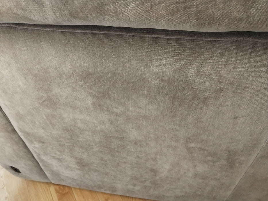 Sofology Lumiere Fabric 2 Seater in Relaxed Chenille Nutmeg