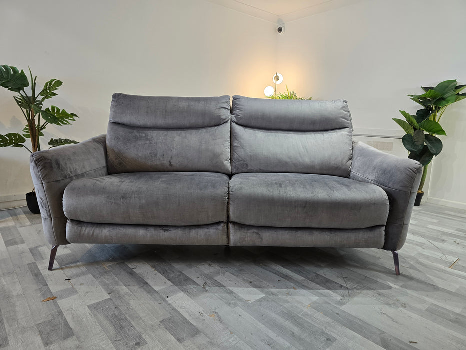 Renato 2.5 Seater - Heritage Velvet Steel