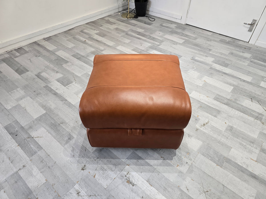 Broxton Storage Footstool - Fabric - Tan