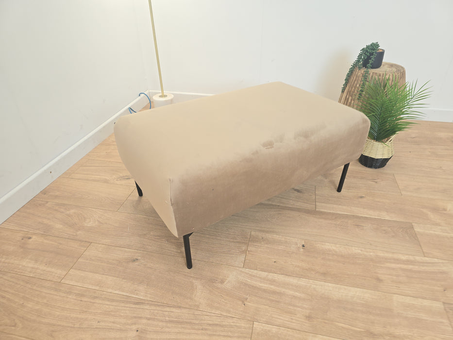 Marvel Footstool  - Fabric - Mink