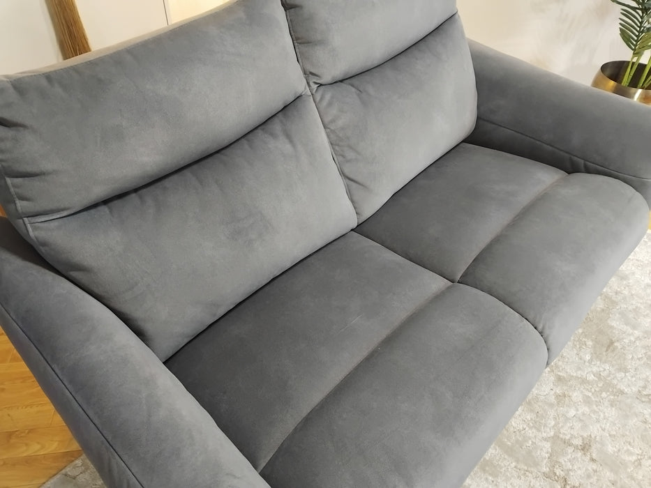 Sofology Renato Fabric 2 Seater in Dexter Charcoal