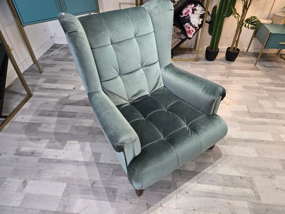 Midsummer 1 Seat - Fabric Accent Chair - Teal