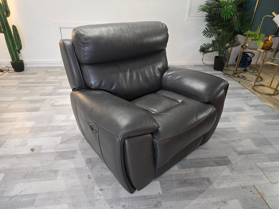 Radley 1 Seater - Power Reclining - Le Mans Charcoal