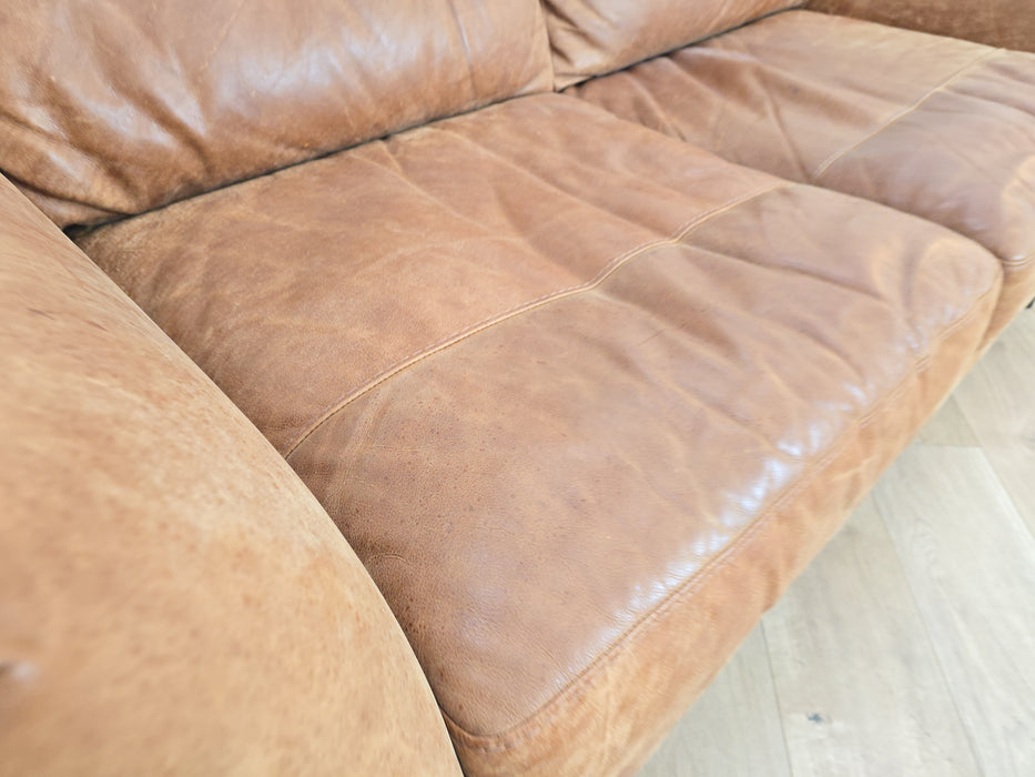 Cordelia 2 Seater - Leather Sofa - Texas Tan